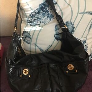 Marc Jacobs X- Large Black Leather Hobo Bag